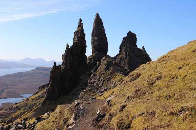 Old Man of Storr on the Isle of Skye in Scotland.